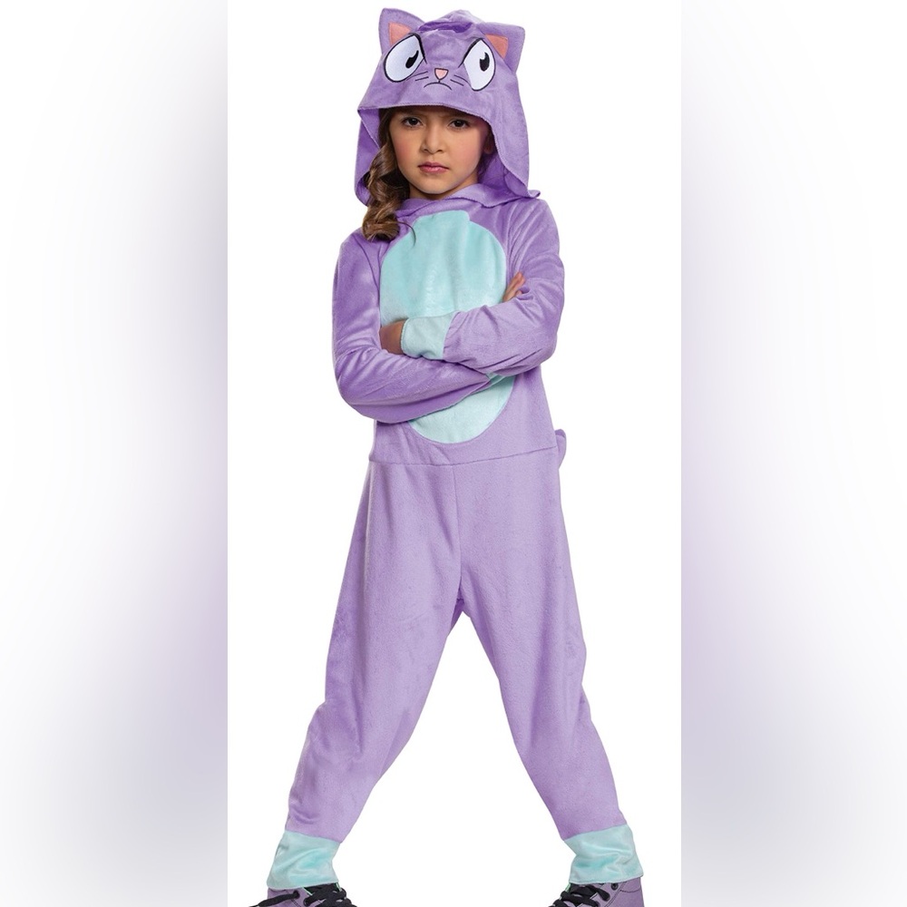 Purple and Pink Cat Nightgown Pajamas